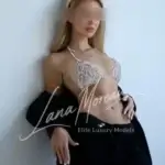 legant luxury model in lingerie