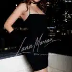 Luxury Escort Warsaw in little black dress