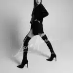 Tall VIP Escort in high boots