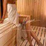 First class escort Dubai in sauna
