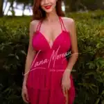 VIP Companion in pink dress new york