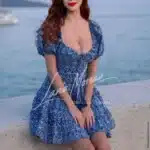 Elite Escort in floral dress