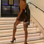 VIP escort in seductive evening look