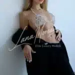 Sexy blonde posing in Cannes