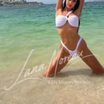 Luxury escort Milana on the beach Dubai