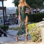 VIP escort in a noble evening dress