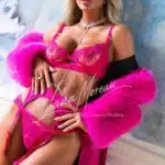 Luxury Model New York lingerie look