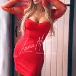 Elite Luxury Companion red dress NYC