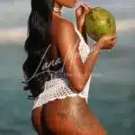 Indyara elite escort with coconut