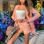 Stylish escort Vienna city look