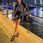 High fashion walk on Dubai Marina