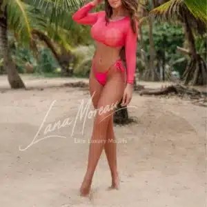 Glamorous Phuket escort in tropical setting