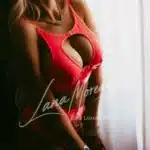 High Class Escort Vienna red lingerie