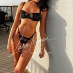Elite Escort Vienna Black Lingerie