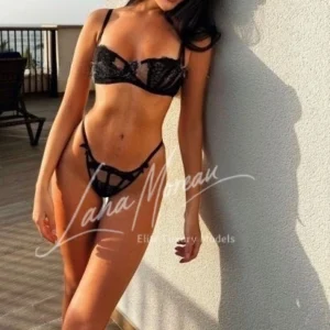 Elite Escort Vienna Black Lingerie